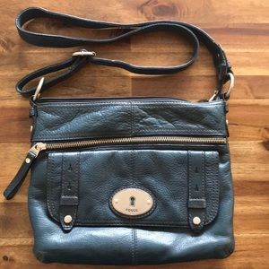 Fossil Leather Crossbody Bag